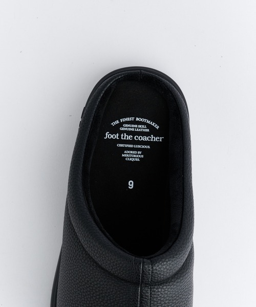「foot the coacher」 サンダル 9 ブラック メンズ_画像9