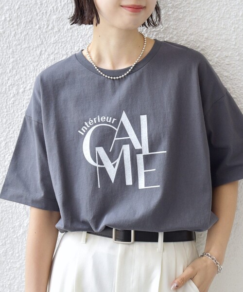 【SHIPS別注】81BRANCA:5分袖 ロゴ TEE セール】【SHIPS別注】81BRANCA:5分袖 ロゴ TEE 24SS（Tシャツ