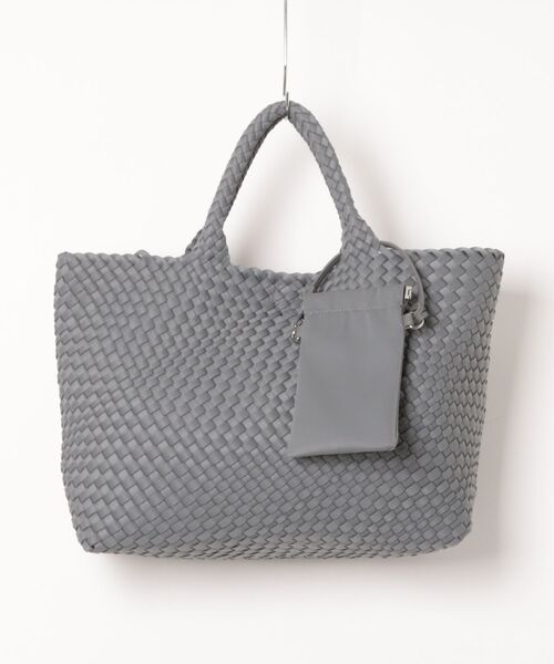 トートバッグ HERB/Intrecciato Middle Tote Bag with Pouch/ポーチ付きミドルトートバッグ レディース メンズの画像
