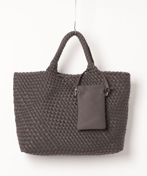 トートバッグ HERB/Intrecciato Middle Tote Bag with Pouch/ポーチ付きミドルトートバッグ レディース メンズの画像
