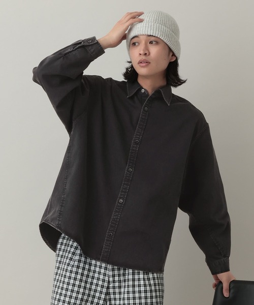 RAGEBLUE（レイジブルー） シャツ Curve Seam Denim Shirt/カーブ