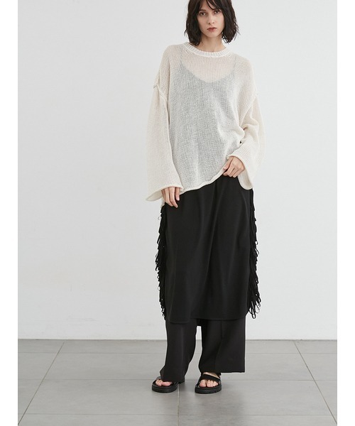 「styling/」 キャミソールワンピース 1 ブラック レディースの画像