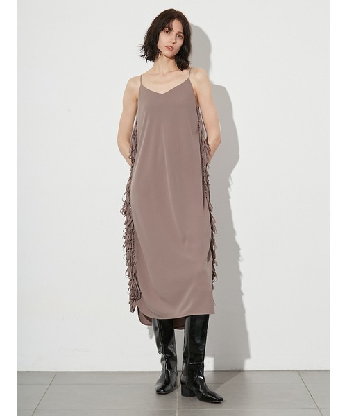「styling/」 キャミソールワンピース 1 ブラック レディースの画像
