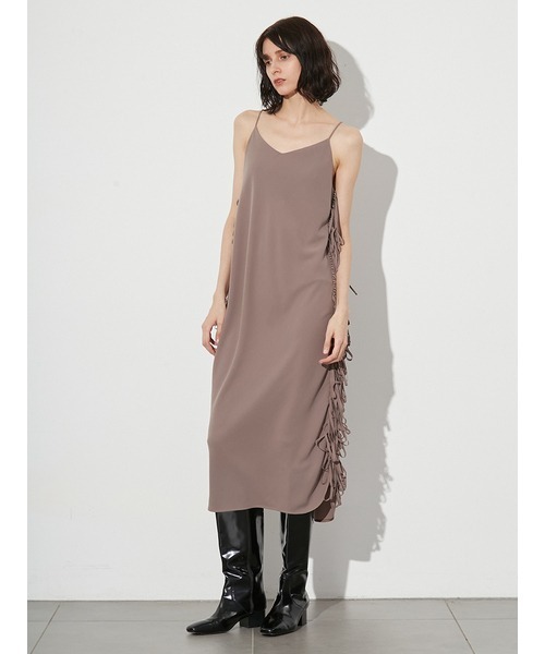 「styling/」 キャミソールワンピース 1 ブラック レディースの画像