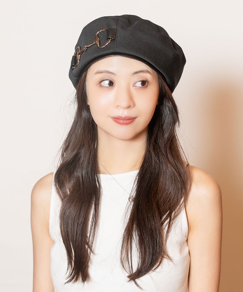 新品未使用CA4LAベレー帽 CA4LA（カシラ） ベレー帽 ONESIZE ブラック レディース : ZOZOTOWN