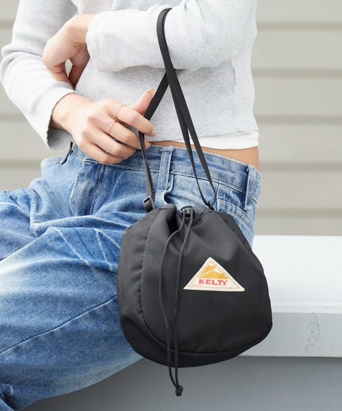 KELTY（ケルティ） ショルダーバッグ ES KINCHAKU SHOULDER 巾着バッグ
