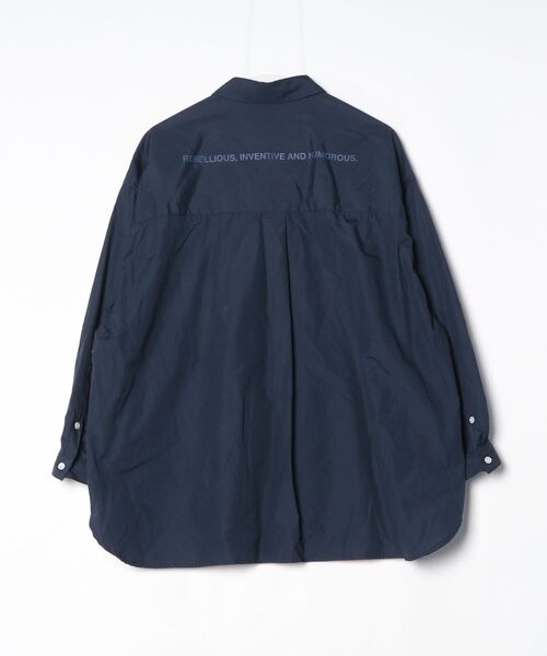 「APPLEBUM」 長袖シャツ MEDIUM ネイビー メンズ_画像2