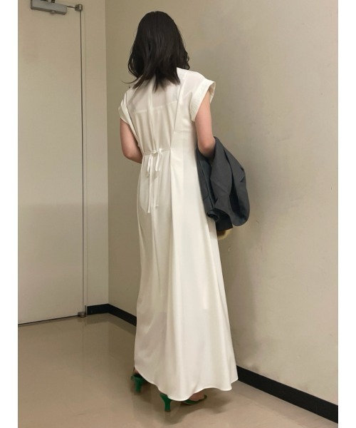 「FRAY I.D」 ノースリーブワンピース 0 ホワイト レディース_画像6
