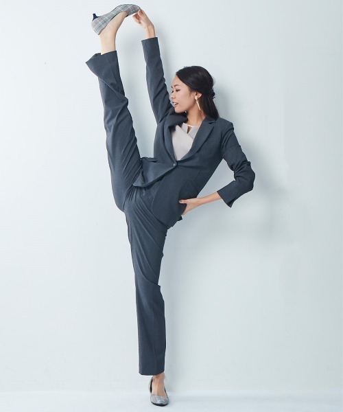 「7days Life Styling」 セットアップ L チャコールグレー レディース_画像3