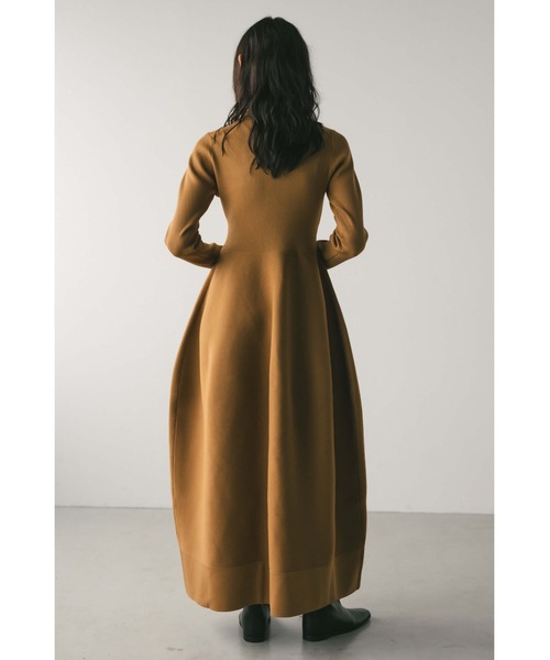 「STYLEMIXER」 ニットワンピース MEDIUM ライトベージュ レディース_画像3