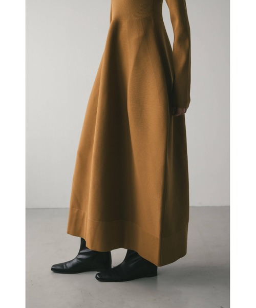 「STYLEMIXER」 ニットワンピース MEDIUM ライトベージュ レディース_画像6