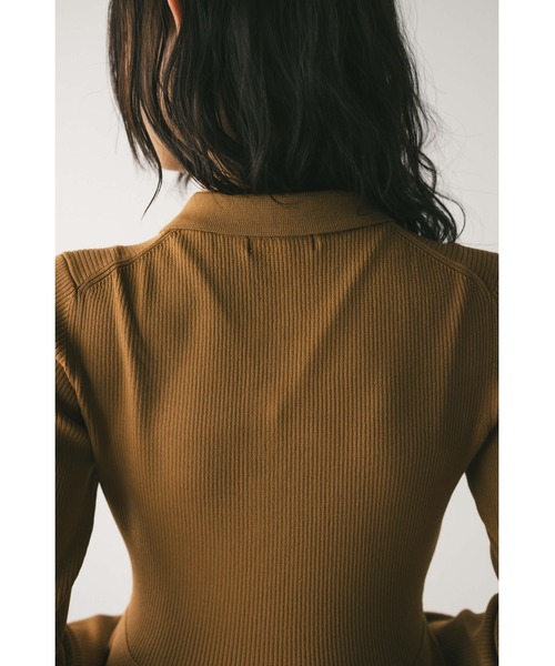 「STYLEMIXER」 ニットワンピース MEDIUM ライトベージュ レディース_画像7