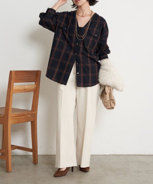 「Jena espace merveilleux」 パンツ FREE アイボリー レディース_画像3