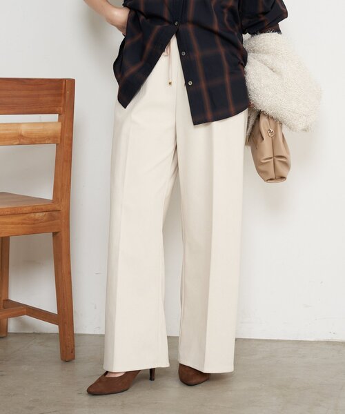 「Jena espace merveilleux」 パンツ FREE アイボリー レディース_画像6