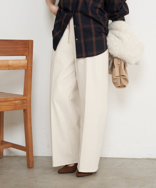 「Jena espace merveilleux」 パンツ FREE アイボリー レディース_画像7