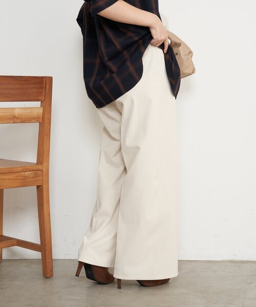 「Jena espace merveilleux」 パンツ FREE アイボリー レディース_画像9