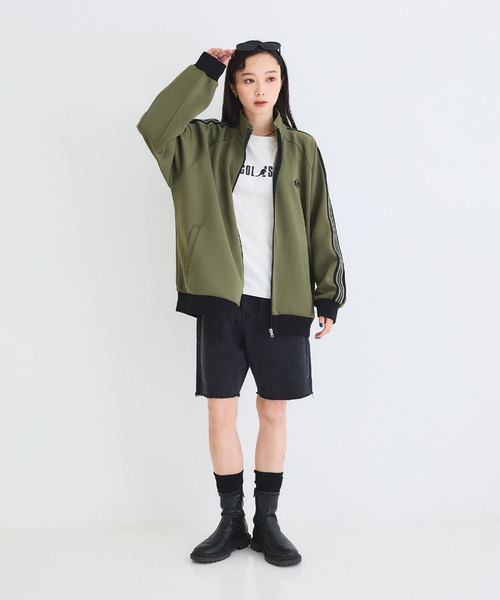 「KANGOL SPORT」 ブルゾン M アイボリー レディース_画像8