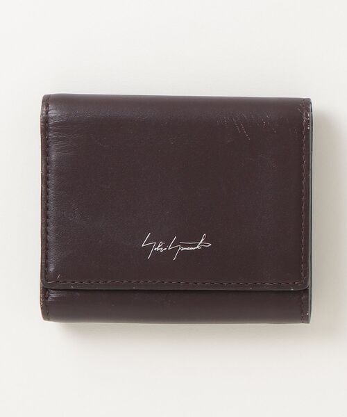 Yohji Yamamoto（ヨウジヤマモト） ワンポイント財布 - ブラウン