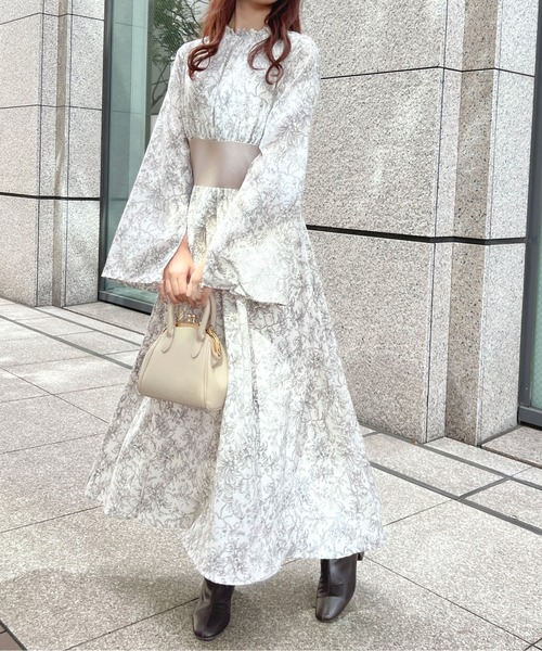 「apres jour」 長袖ワンピース X-LARGE アイボリー レディース_画像6