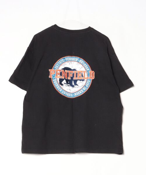 「PEN FIELD」 半袖Tシャツ M ブラック メンズ_画像2