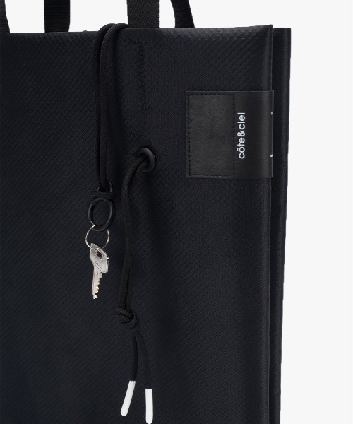 トートバッグ 「cote＆ciel/コートエシエル」 Todd Satellite Black メンズ レディースの画像
