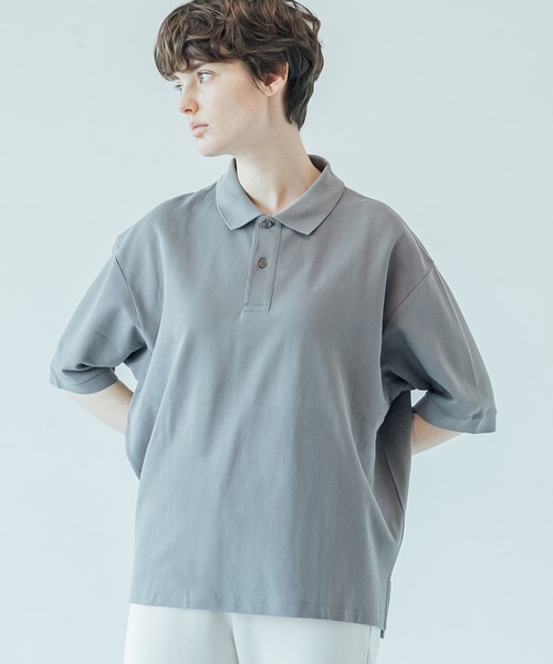 「handvaerk」 半袖ポロシャツ SMALL ブラック レディース_画像5