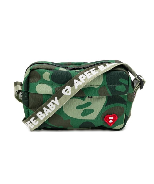 APEE ショルダーバッグ バッグ HEART BADGE CROSSBODY CAMO MINI BAG