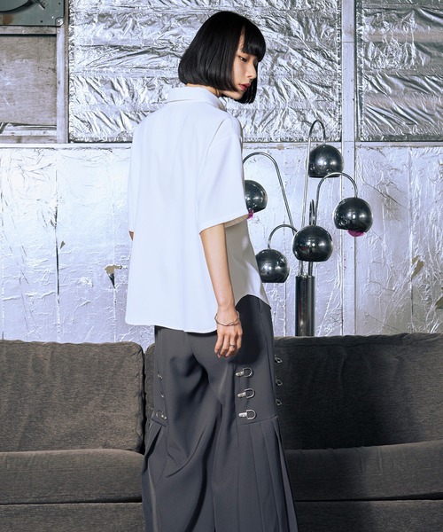 Ellno Loset（エルノロゼット） シャツ 半袖 「機能性付き」ノーブル