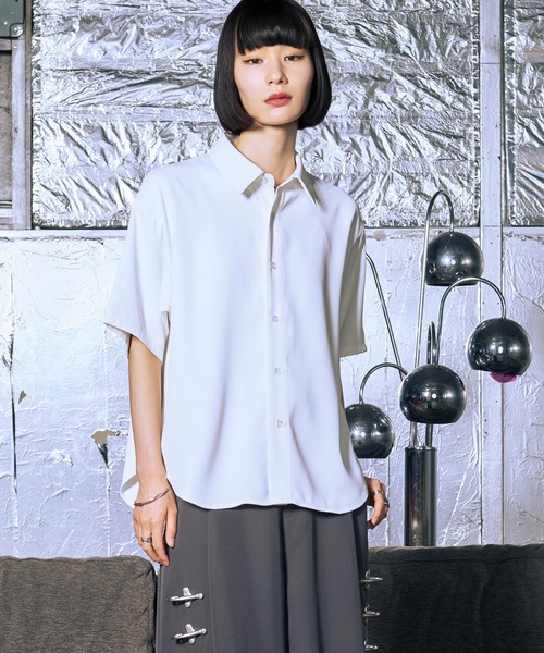 Ellno Loset（エルノロゼット） シャツ 半袖 「機能性付き」ノーブル