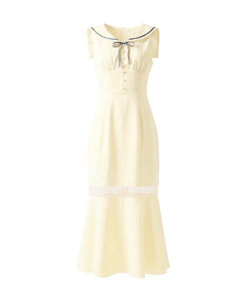 Rose Muse（ロゼミューズ） ワンピース Sailor collar mermaid dress