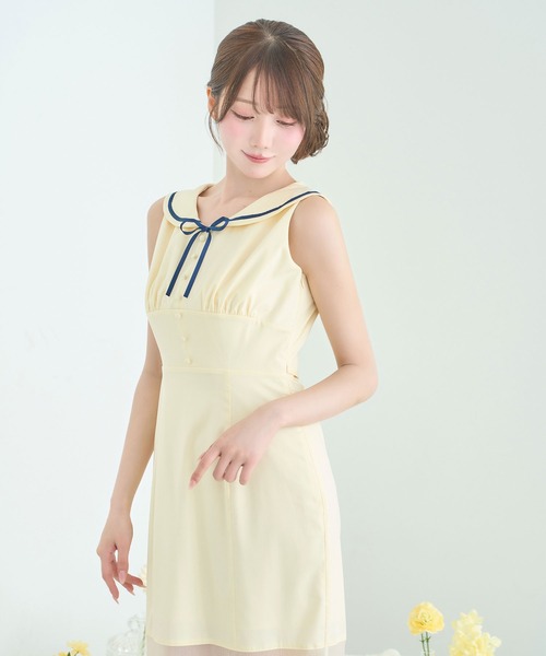 Rose Muse（ロゼミューズ） ワンピース Sailor collar mermaid dress