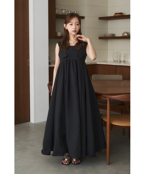 完売品♡moi tytto♡ボリュームタンクキャミワンピース♡ブラックSサイズ moi tytto（モイテュット） ワンピース ボリュームタンクキャミ