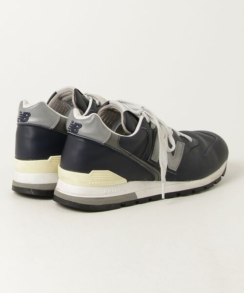 「New Balance」 ローカットスニーカー 25cm ネイビー レディース_画像2