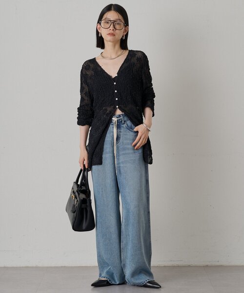 「LOUNGEDRESS」 デニムパンツ MEDIUM ブルー レディース_画像2