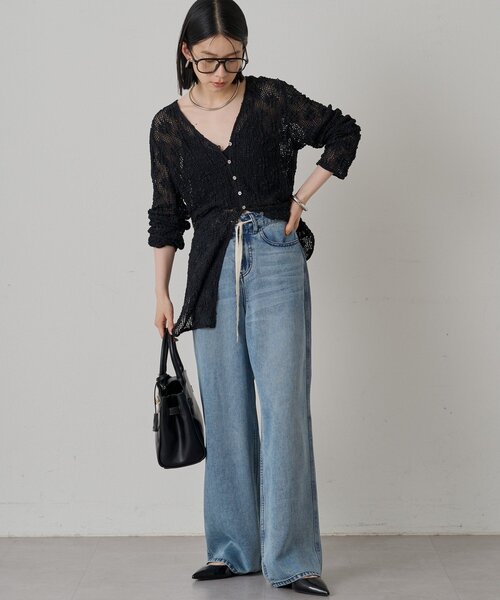 「LOUNGEDRESS」 デニムパンツ MEDIUM ブルー レディース_画像3
