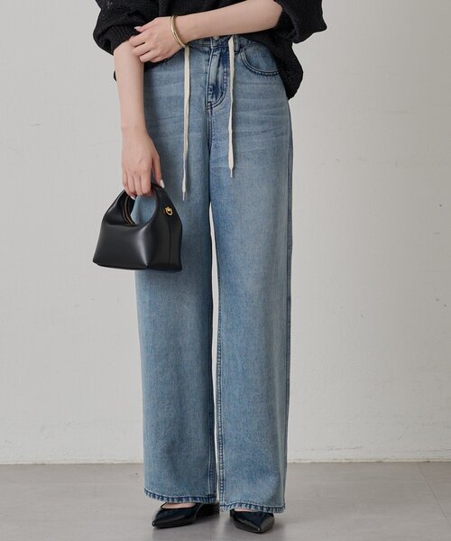 「LOUNGEDRESS」 デニムパンツ MEDIUM ブルー レディース_画像7