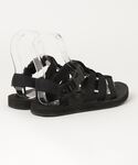 「Teva」 フラットサンダル 23cm ブラ...の詳細画像2