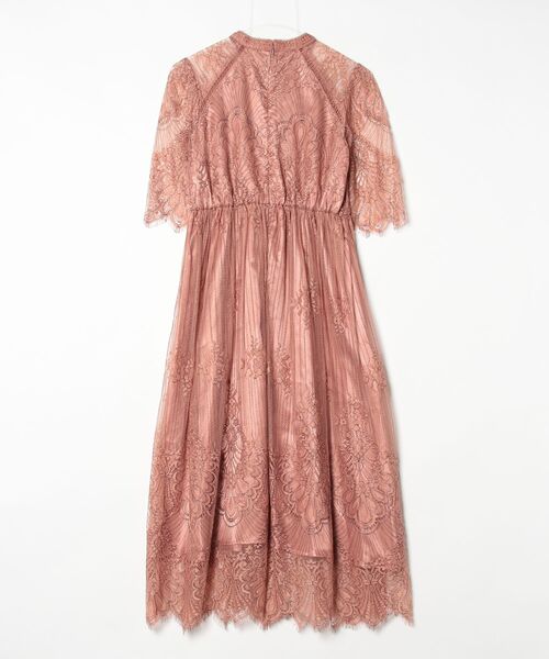 「Dorry Doll」 半袖ワンピース M ローズ レディース_画像2
