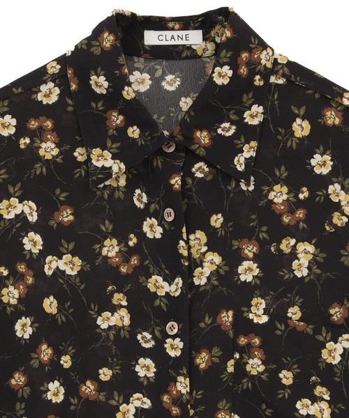 CLANE（クラネ） ブラウス シャツ 「CLANE」MABEL FLOWER SHIRT 