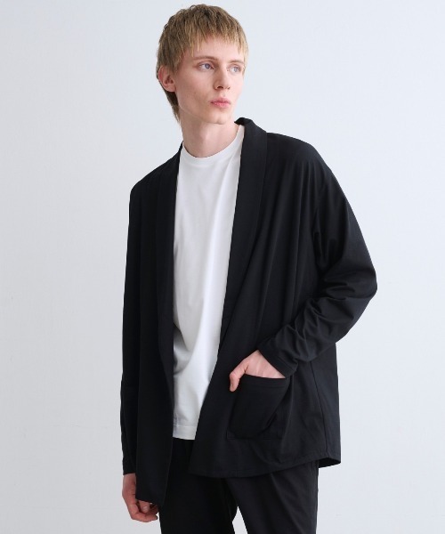 「three dots」 カーディガン MEDIUM ベージュ レディース_画像3