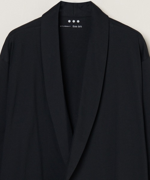「three dots」 カーディガン MEDIUM ベージュ レディース_画像6