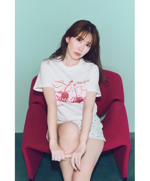 Her lip to tシャツ 半袖 Cherry Tee '26 レディース : ZOZOTOWN Yahoo