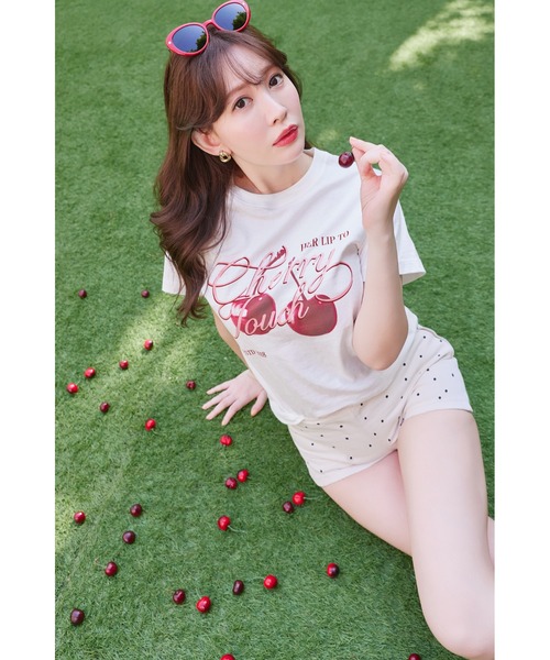 Her lip to tシャツ 半袖 Cherry Tee '26 レディース : ZOZOTOWN Yahoo