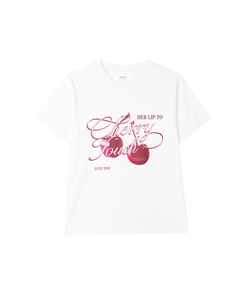 Her lip to tシャツ 半袖 Cherry Tee '26 レディース : ZOZOTOWN Yahoo
