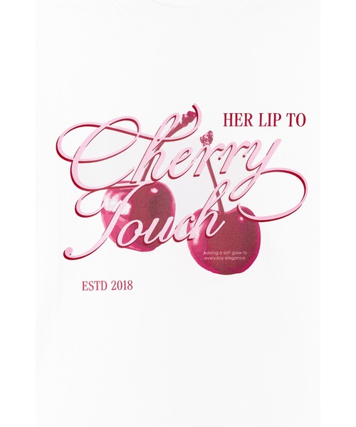 Her lip to tシャツ 半袖 Cherry Tee '26 レディース : ZOZOTOWN Yahoo