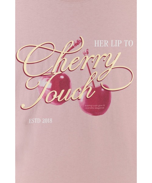Her lip to tシャツ 半袖 Cherry Tee '26 レディース : ZOZOTOWN Yahoo
