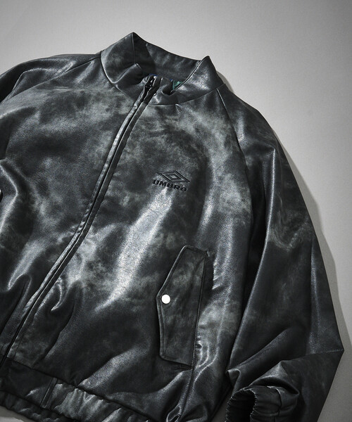 umbro（アンブロ） ブルゾン アウター SP Leatherette Stand Collar