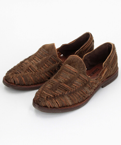 新品　CHAMULA チャムラ Chichen サンダル　シューズ メンズ CHAMULA（チャムラ） サンダル Cancun-Brown Hair-on w メンズ