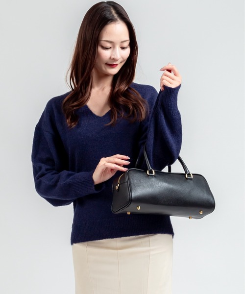 AULENTTI(オウレンティ)ボストンバッグ　ショルダーバッグ　本革　美品 AULENTTI（オウレンティ） ボストンバッグ 「AULENTTI/オウレンティ