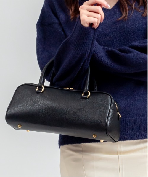 【人気商品】AULENTTI ボストンバッグ　ショルダー　ブラック　レザー AULENTTI（オウレンティ） ボストンバッグ 「AULENTTI/オウレンティ